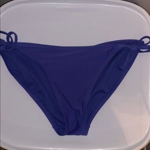 Blue Adjustable Bikini Bottom